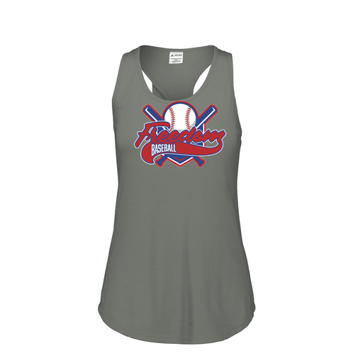 [3078.013.S-LOGO1] Ladies Tri Blend Tank Top (Female Adult S, Gray, Logo 1)