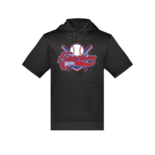 [6871.080.S-LOGO1] Men's Dri Fit Short Sleeve Hoodie (Adult S, Black, Logo 1)