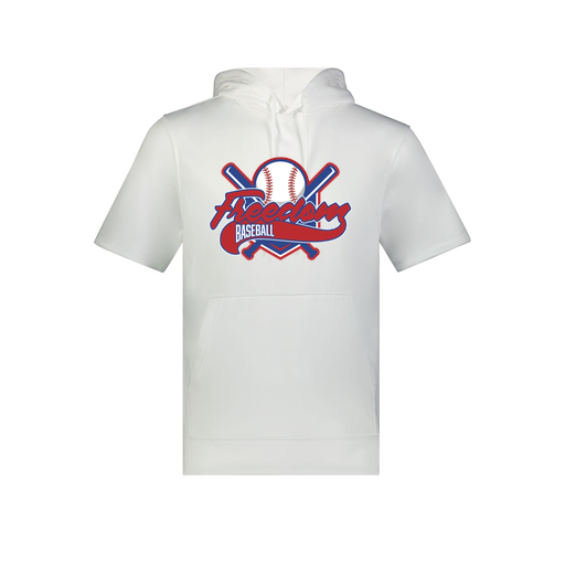 [6871.005.S-LOGO1] Men's Dri Fit Short Sleeve Hoodie (Adult S, White, Logo 1)