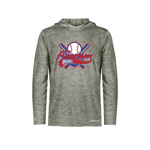 [CUS-DFW-CHGHOOD-PER-LSL-GRY-YS-LOGO1] Youth Charge Hoodie (Youth S, Gray, Logo 1)