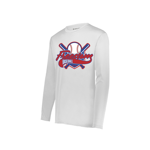 [222822.005.XS-LOGO1] Men's LS Smooth Sport Shirt (Adult XS, White, Logo 1)