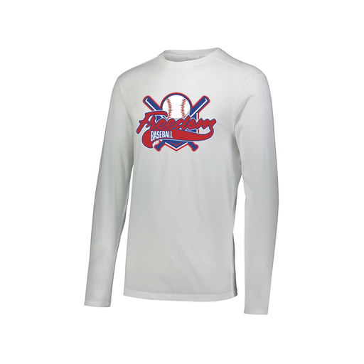 [3075.005.XS-LOGO1] Men's LS Ultra-blend T-Shirt (Adult XS, White, Logo 1)