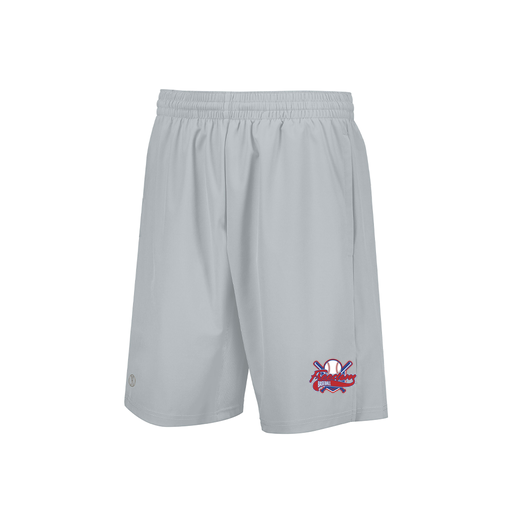 [229556.099.XS-LOGO1] Men's Weld Short (Adult XS, Silver, Logo 1)