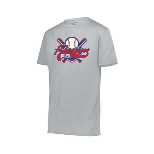[222819.099.XXS-LOGO1] Youth Movement Dri Fit Shirt (Youth XXS, Silver, Logo 1)