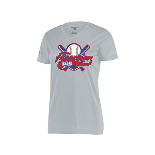 [222820.099.S-LOGO1] Ladies Movement Dri Fit Shirt (Female Adult S, Silver, Logo 1)